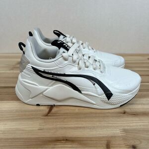 PUMA RS-X Brush Jr running shoes youth men’s 7 womens 8.5 White black NEW